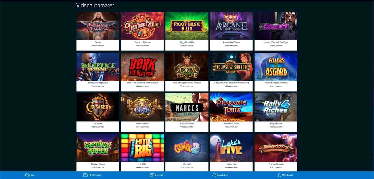 Fun Casino mobilsida med pay-n-play