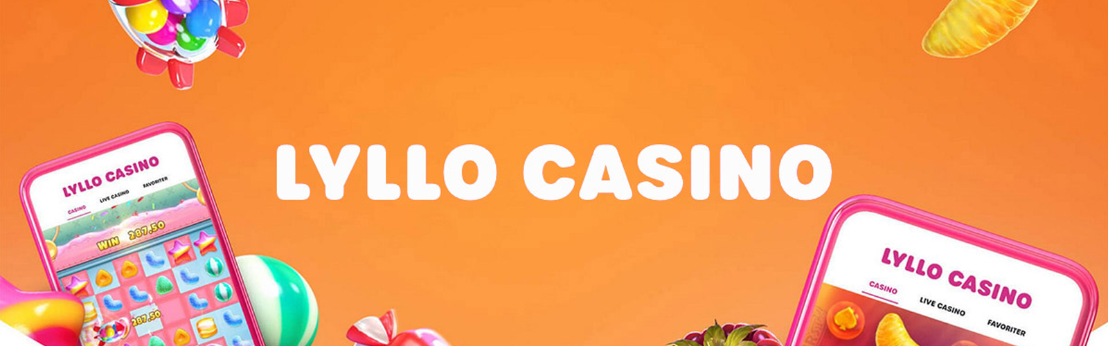 Lyllo Casino gränssnitt med bonuserbjudande